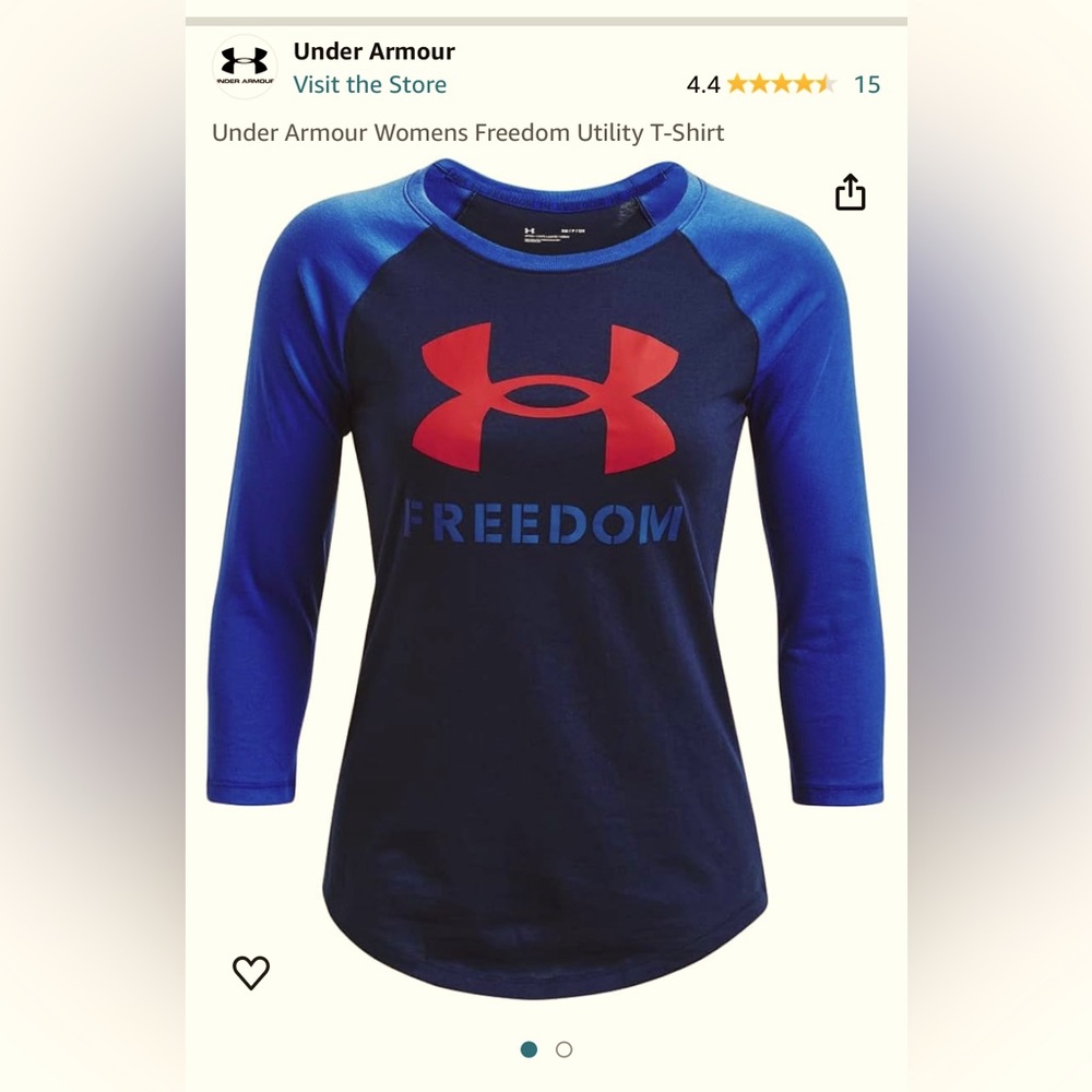 Under Armour Freedom 3/4 sleeve shirt